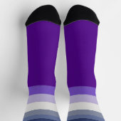 Chaussette Le drapeau de la fierté lesbienne butch de Slipper (Haut)