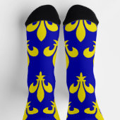 Chaussette Le drapeau médiéval de France (Haut)