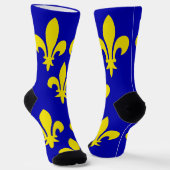 Chaussette Le drapeau médiéval de France (Angulaire)