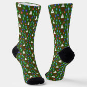 Chaussette Le fantôme de Noël présente un drôle de modèle (Angulaire)