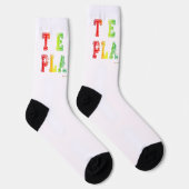Chaussette Le joueur de l'équipe de SlipperyJoe rempli de plu (Droite)