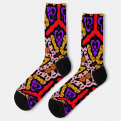 Chaussette le kaléidoscope de la vie (Gauche)