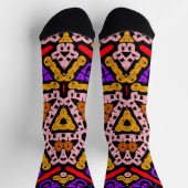 Chaussette le kaléidoscope de la vie (Haut)