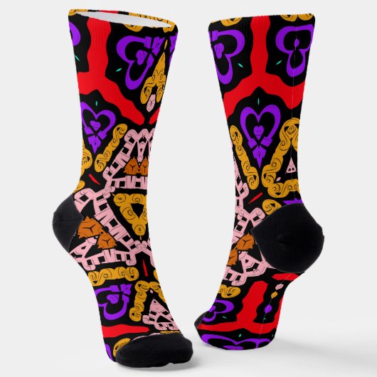 Chaussette le kaléidoscope de la vie (Angulaire)