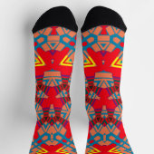 Chaussette le kaléidoscope de la vie (Haut)