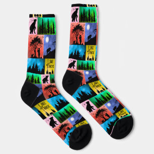 Chaussette Le lac Tahoe Bear Pop-Art