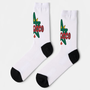 Chaussette Le Maroc est une porte de l'histoire, un slogan de