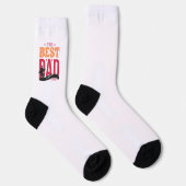 Chaussette Le Meilleur Papa du Monde (Droite)