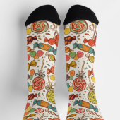 Chaussette Le monde des bonbons. (Haut)