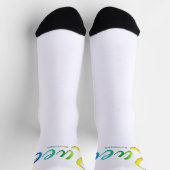 Chaussette Le mot unique expressif et étrange de SlipperyJoe (Haut)