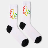 Chaussette Le mot unique expressif et étrange de SlipperyJoe (Droite)