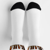 Chaussette "Le nom de dimension orange de Graham" (Haut)