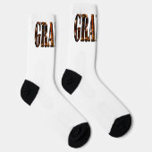 Chaussette "Le nom de dimension orange de Graham" (Droite)