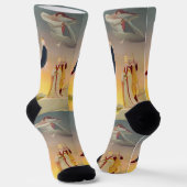 Chaussette Le Pape de Rome, Vierge Marie et Jésus (Angulaire)