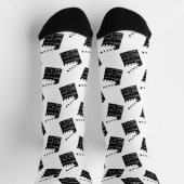 Chaussette Le réalisateur de films Hollywood Fun Clapperboard (Haut)