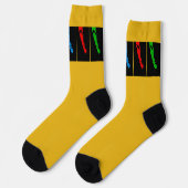 Chaussette Le visage de l'homme (Gauche)