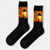 Chaussette Le visage de l'homme (Gauche)