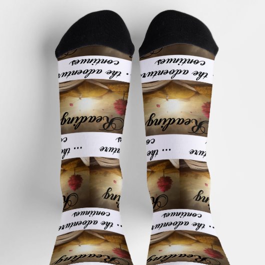 Chaussette Lecture, l'aventure continue (Haut)