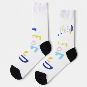 Chaussette légende mot art
