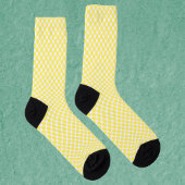 Chaussette Lemon Fruit Citrus Yellow Pattern