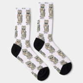 Chaussette Léopard des neiges - Purr-ello (Droite)