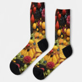 Chaussette Les Amateurs De Fruits Apprécient La Plateforme Co (Gauche)