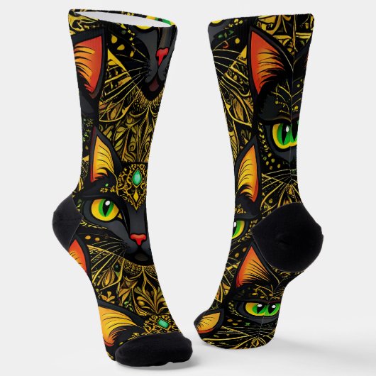 Chaussette Les Chats du Voile de Velours (Angulaire)