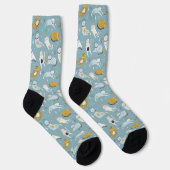 Chaussette Les chats mignons dans l'espace idiot conviennent  (Droite)
