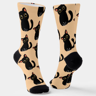 Chaussette Les chaussettes de chat noir les plus mignonnes po