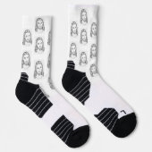 Chaussette Les chaussettes de l'équipage de Jésus (Droite)
