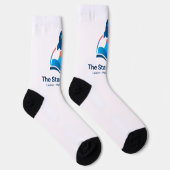 Chaussette Les chaussettes de l'équipage du logo de fusée de (Droite)