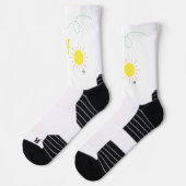Chaussette Les chaussettes de l'équipe sportive de Bright Spo (Gauche)