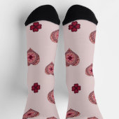 Chaussette Les couches du coeur (Haut)