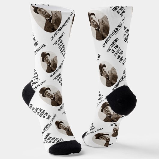 Chaussette Les Empires Du Futur Sont Les Empires De L'Esprit (Angulaire)