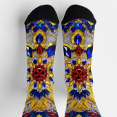 Chaussette Les femmes chaussettes durables avec des couleurs  (Haut)