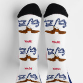 Chaussette Les femmes chaussettes durables avec le drapeau de (Haut)