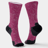Chaussette Les Fruits sautés | Fruit surface pattern 32 (Angulaire)