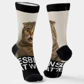 Chaussette Les Lesbiennes Mangent Ce Qui Est Drôle (Angulaire)