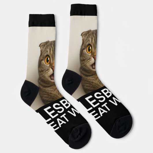 Chaussette Les Lesbiennes Mangent Ce Qui Est Drôle (Droite)