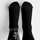 Chaussette Les Noël Les Plus Susceptibles D'Étudier Avec La F (Haut)