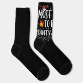 Chaussette Les Plus Susceptibles De Boss Père Noël Autour De (Droite)