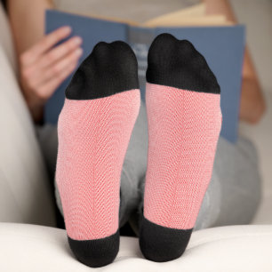 Chaussette Les touches rouge, orange et rose se mélangent