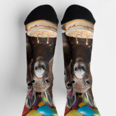 Chaussette Les Triplés D'Âne Fêtent Leur Anniversaire, (Haut)