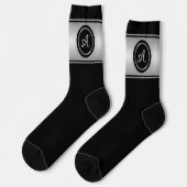 Chaussette "Lettre A" Monogramme (Gauche)