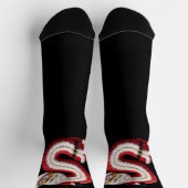 Chaussette Lettre père Noël S (Haut)