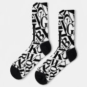 Chaussette Lettres alphabétiques (Gauche)