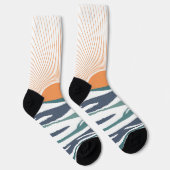 Chaussette Lever du soleil au bord de la mer (Droite)