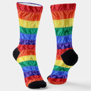 Chaussette LGBT LGBT LGBTQ Rainbow Flag Rainbow Stripes Gay p