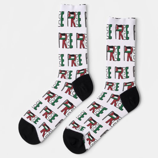 Chaussette Libérez la Palestine (Gauche)