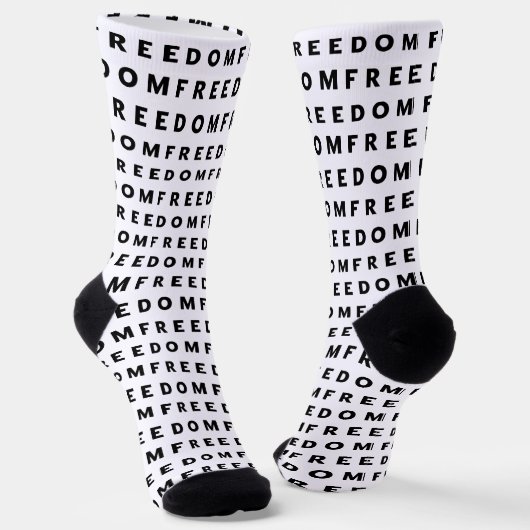 Chaussette Liberté Un Véritable Patriote (Angulaire)